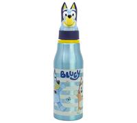 Stor Gourde Enfant en Aluminium Bluey 690ml avec Figurine 3D sur le Bouchon, Sans BPA, Parfaite pour Ecole et Sport