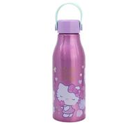 STOR Gourde Enfant en Aluminium Hello Kitty 760ml avec Poignee Silicone sur le Bouchon, Sans BPA, Legere et Resistante pour Ecole et Sport