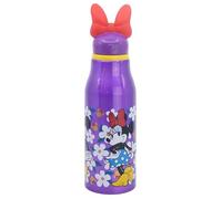Stor Gourde Enfant en Aluminium Minnie Mouse 690ml avec Figurine 3D sur le Bouchon, Sans BPA, Parfaite pour Ecole et Sport
