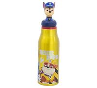 Stor Gourde Enfant en Aluminium Pat' Patrouille 690ml avec Figurine 3D sur le Bouchon, Sans BPA, Parfaite pour Ecole et Sport