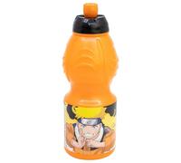 Stor Gourde Enfant Réutilisable Naruto 400ml en Plastique avec Bouchon Anti-Fuite et Bande Antidérapante Sans BPA pour Enfants