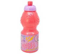 STOR Gourde Enfant Réutilisable Stitch 400ml en Plastique avec Bouchon Anti-Fuite et Bande Antidérapante Sans BPA pour Enfants