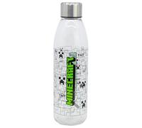 STOR Gourde Minecraft Réutilisable 980ml - Tritan Sans BPA - Bouchon Étanche Anti-Fuite pour Sport École Gym Randonnée