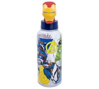 Stor Gourde Réutilisable Avengers 560ml Tritan avec Bouchon Figurine 3D - Bouteille Enfant Sans BPA pour Garçons et Filles