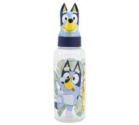 STOR Gourde Réutilisable Bluey 560ml Tritan avec Bouchon Figurine 3D - Bouteille Enfant Sans BPA pour Garçons et Filles