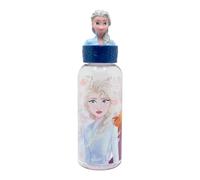 Stor Gourde Réutilisable La Reine Des Neiges 560ml Tritan avec Bouchon Figurine 3D - Bouteille Enfant Sans BPA pour Garçons et Filles