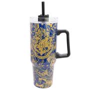 STOR Grande Tasse Isotherme avec Paille Harry Potter 920ml Acier Inoxydable Double Paroi - Gobelet Réutilisable avec Poignée et Couvercle