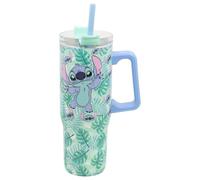 Stor Grande Tasse Isotherme avec Paille Stitch 920ml Acier Inoxydable Double Paroi - Gobelet avec Poignée et Couvercle