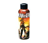 Stor L'Attaque des Titans Bouteille isotherme en acier inoxydable noir - 515 ml