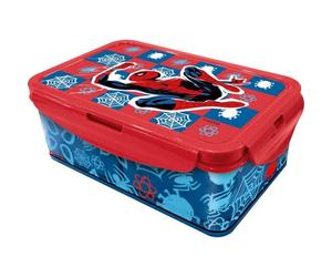 Stor - Lunch Box W/removable Compartments - Spider-man (088808737-747