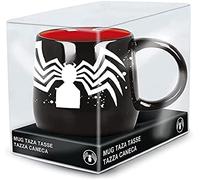 Stor Marvel - Mug Tasse à café Nova Venom - Céramique - Motif araignée - Noir et Blanc