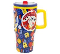 Stor Mug Cool Easy Pat' Patrouille Boy Rescue Pups 640 ml double paroi avec anse, couvercle et bec anti-goutte - Gobel pour boissons fraîches, idée cadeau pour les fans de Pat' Patrouille