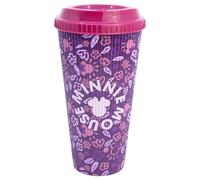 STOR Mug de Voyage Minnie Mouse 790ml - Gobelet Reutilisable avec Couvercle Etanche, Polypropylene sans BPA, Ideal Boissons Chaudes et Froides