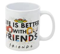 Stor Mug en Céramique Friends 325ml - Mug de Petit-Déjeuner avec Design Original en Sublimation - Produit Officiel Marvel - Idéal pour Café et Thé
