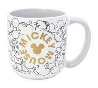 STOR Mug en Céramique Mickey Mouse 380 ml - Collection Elite - Design Original Personnages de Cinéma - Compatible Micro-ondes et Lave-vaisselle