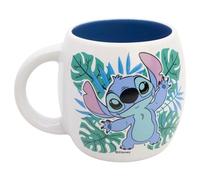 STOR Mug Globe en Céramique Stitch 380ml - Grand Mug Petit-Déjeuner avec Design Original - Compatible Micro-Ondes et Lave-Vaisselle