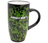 STOR Mug Latte en Céramique Minecraft 695ml - Grand Mug à Café avec Designs Originaux - Compatible Lave-Vaisselle et Micro-Ondes - Produit Officiel