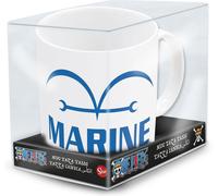 Stor One Piece Tasse en céramique blanche, motif Marine - 325 ml