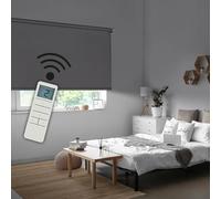 STOR PLANET | Store Électrique Intérieur Occultant Night, Isolation Thermique, Stores Motorisés pour Chambre, Cuisine, Salon, Store Automatique Fenetre et Porte | Night Gris, 200x250cm