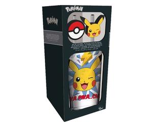 Stor - Pokémon - Gobelet Tumbler avec pailles coudées Pikachu 485 ml