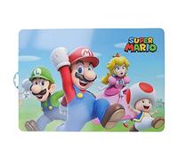 STOR Set de Table Individuel Enfant Super Mario Bros en Plastique Imperméable - Protection Table Contre Déversements - Décoration Amusante pour Repas