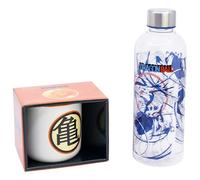 Stor Set Petit Déjeuner Dragon Ball - Bouteille Hydro 850ml Plastique et Mug Céramique 400ml - Ensemble Cadeau Enfant avec Designs Originaux - Idéal Fans