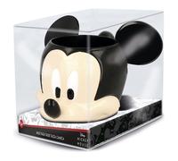STOR Tasse 3D Tête de Mickey Mouse Disney - 360 ml en céramique - Avec boîte cadeau