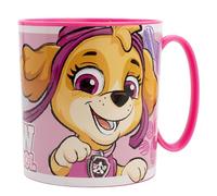 Stor TASSE EN PLASTIQUE DE 390 ML SANS BPA, PASSANT AU MICRO-ONDES | PAW PATROL GIRL SKETCH ESSENCE, Rose/Sunny San Diego