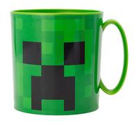 Stor S.L. Tasse en plastique Minecraft Creeper Green 390 ml – Sans BPA, micro-ondes, enfant