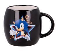 Stor Mug Globe en Céramique Sonic Le Hérisson 380ml - Grand Mug Petit-Déjeuner avec Design Original - Compatible Micro-Ondes et Lave-Vaisselle
