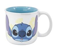 Stor Tasse Stitch – Céramique 400 ml – Motif Tropical Palms – Boîte cadeau