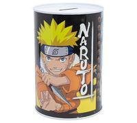 STOR Tirelire Métallique Naruto - Tirelire Enfant Officielle en Acier - Boîte à Économies Résistante Cadeau Collection
