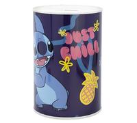 STOR Tirelire Métallique Stitch - Tirelire Enfant Officielle en Acier - Boîte à Économies Résistante Cadeau Collection