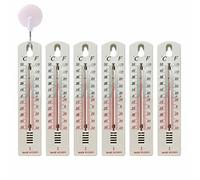 Storaffy 6/12 pièces thermometre Interieur Maison | 7.67' ' Thermomètre Température ambiante | Thermomètre Traditionnel à Suspendre au Mur | Haute précision pour Serre Jardin Domestique