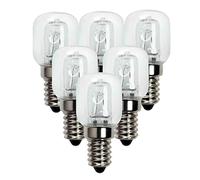 Storaffy Ampoule de Four | Ampoule de four 2/4/6 pièces 25W E14 | Petite ampoule à vis> 500 degrés C 2750K | Ampoules de four à ampoule à vis Edison pour réfrigérateur de four à -ondes