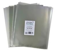storage.boutique Pochettes de protection pour impression artistique, norme d'archives, sans acide, 30 x 25 cm, 308 x 257 mm, lot de 25