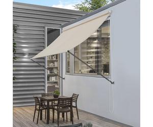 Store 400x120cm beige Protection solaire Ombrage terrasse jardin [pro.tec]