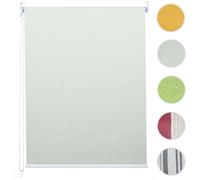Store à enrouleur pour fenêtres, HWC-D52, avec chaîne, avec perçage, opaque, 80 x 160 ~ couleur crème