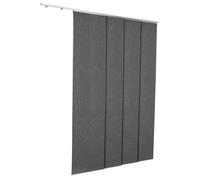 Store à Panneaux Occultants - DUOKU - Panneau Japonais - Ajustable jusqu'à 243 cm - Gris foncé - 100% polyester