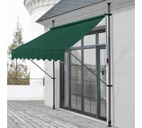 Store à pince 'Stem' structure acier largeur 200 cm vert foncé