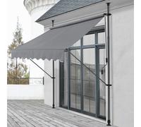 Store à pince 'Stem' structure acier largeur 300 cm gris moyen