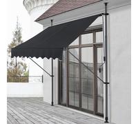 Store à pince 'Stem' structure en acier largeur 250 cm noir