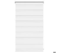 Store à rouleau blanc - vidaxl - 50x100 cm - Polyester 100% - Blanc - Résistant à la saleté - Filtrage de la lumière