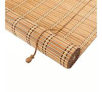 Store à Rouleau en Bambou Naturel,Store Enrouleur Exterieur,Store en Bois de Qualité Supérieure pour Portes de Fenêtres de Cuisine,Stores en Bambou,70% Panne D'électricité (100x120cm/39x47in)