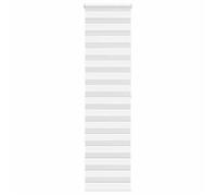 Store à rouleau zébré - vidaXL - Blanc - 55x200 cm - Polyester - Intimité et protection solaire