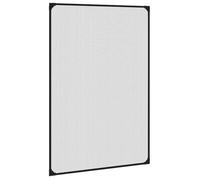Store anti-mouches/Anti Insectes VENTE-FLASH - Moustiquaire magnétique pour fenêtres anthracite 80x120 cm@9359504@