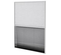 Store anti-mouches/Anti Insectes VENTE-FLASH - Moustiquaire plissée pour fenêtre et store Aluminium 80 x 120cm @2811316@