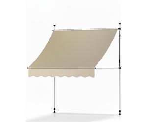 Store banne à pince Sol Royal, largeur 1,5 m, sans perçage SolVision BM3, beige