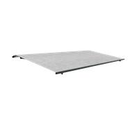 Store banne aluminium, Basic sans coffre, 2,5 m, Gris clair, manivelle ou moteur électrique au choix, configurateur en ligne