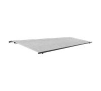 Store banne aluminium, Basic sans coffre, 4 m, Gris clair, moteur électrique avec télécommande, configurateur en ligne